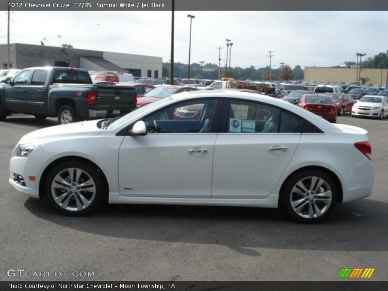 Summit White / Jet Black 2012 Chevrolet Cruze LTZ/RS