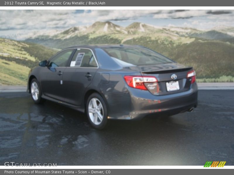 Magnetic Gray Metallic / Black/Ash 2012 Toyota Camry SE