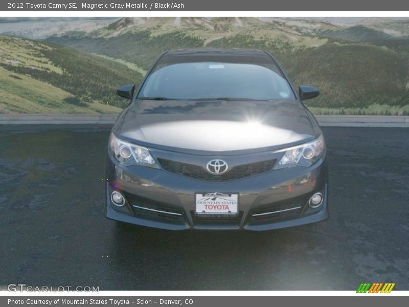 Magnetic Gray Metallic / Black/Ash 2012 Toyota Camry SE