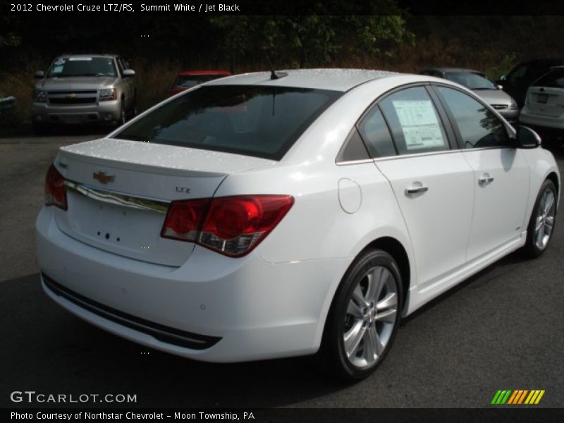 Summit White / Jet Black 2012 Chevrolet Cruze LTZ/RS