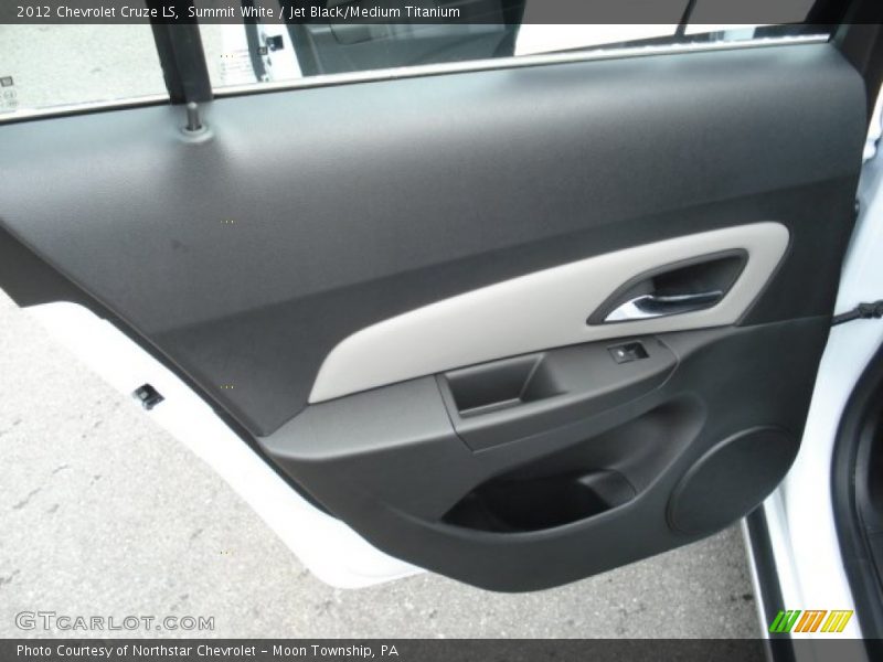 Summit White / Jet Black/Medium Titanium 2012 Chevrolet Cruze LS