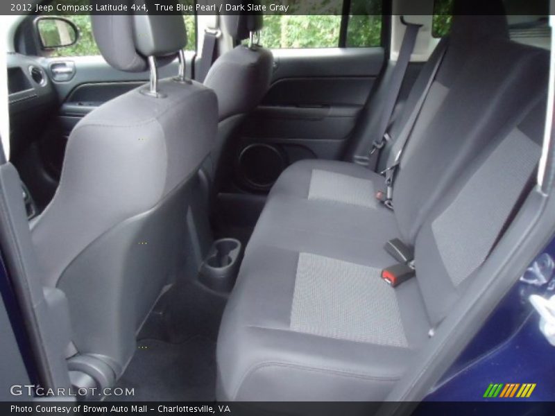 True Blue Pearl / Dark Slate Gray 2012 Jeep Compass Latitude 4x4