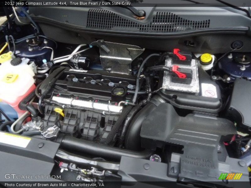 True Blue Pearl / Dark Slate Gray 2012 Jeep Compass Latitude 4x4