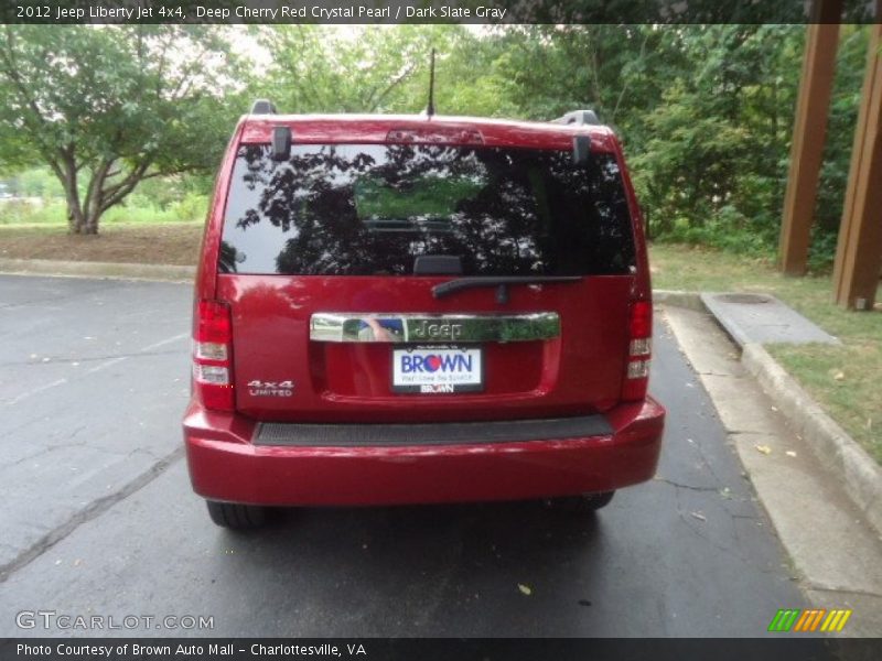 Deep Cherry Red Crystal Pearl / Dark Slate Gray 2012 Jeep Liberty Jet 4x4