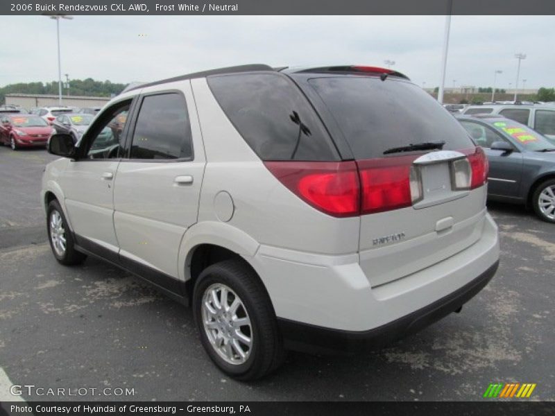 Frost White / Neutral 2006 Buick Rendezvous CXL AWD