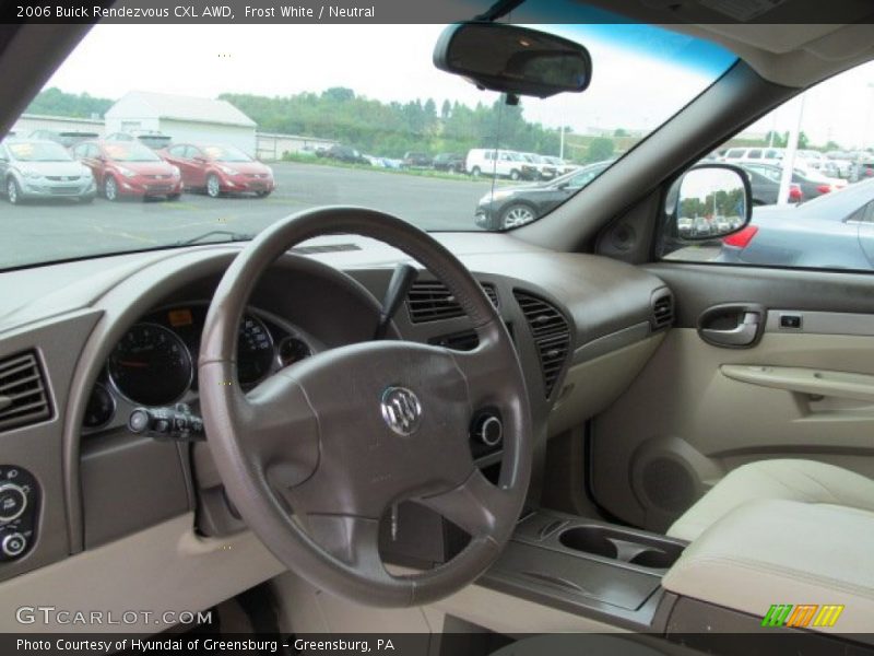 Frost White / Neutral 2006 Buick Rendezvous CXL AWD