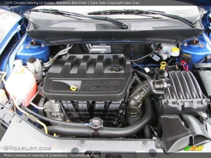 Marathon Blue Pearl / Dark Slate Gray/Light Slate Gray 2008 Chrysler Sebring LX Sedan