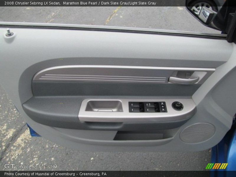 Marathon Blue Pearl / Dark Slate Gray/Light Slate Gray 2008 Chrysler Sebring LX Sedan