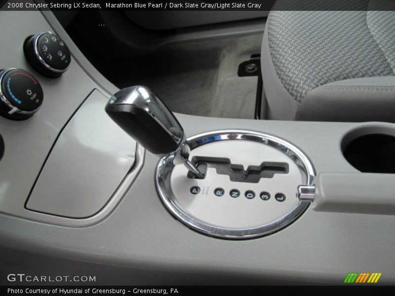 Marathon Blue Pearl / Dark Slate Gray/Light Slate Gray 2008 Chrysler Sebring LX Sedan