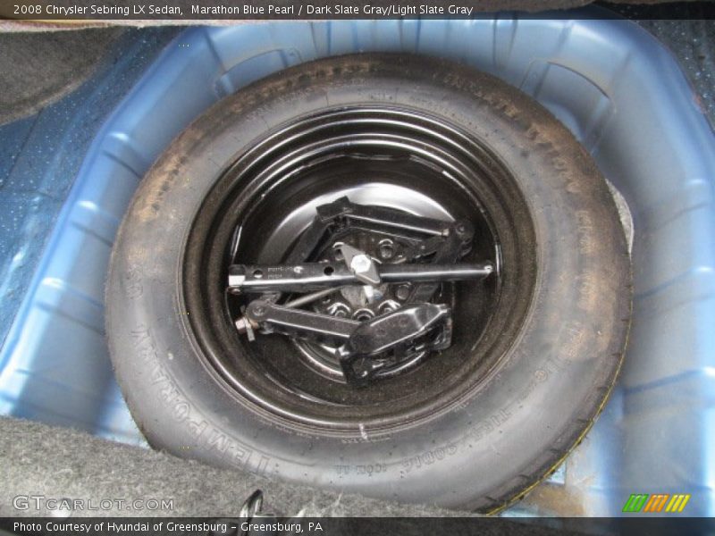 Marathon Blue Pearl / Dark Slate Gray/Light Slate Gray 2008 Chrysler Sebring LX Sedan