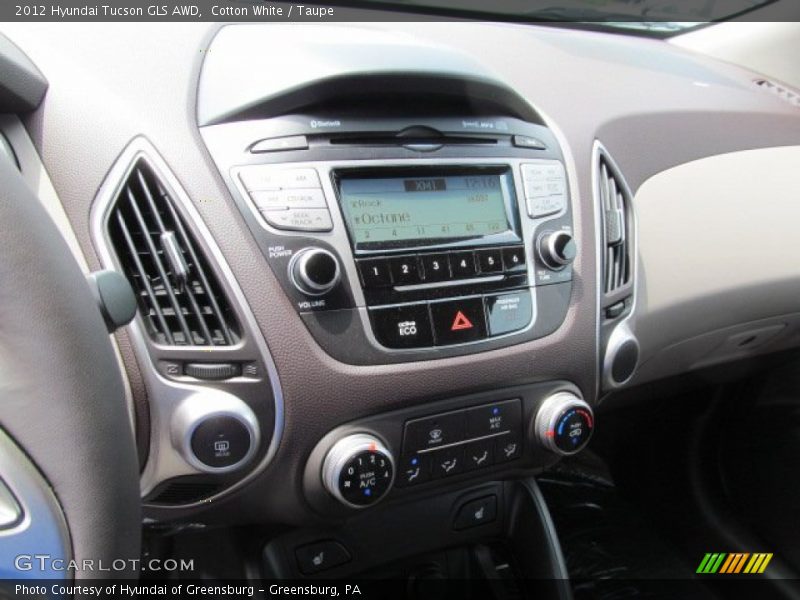 Cotton White / Taupe 2012 Hyundai Tucson GLS AWD