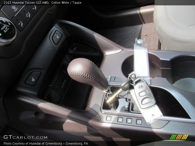 Cotton White / Taupe 2012 Hyundai Tucson GLS AWD