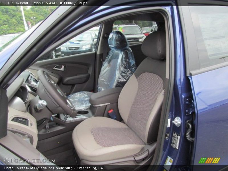 Iris Blue / Taupe 2012 Hyundai Tucson GLS AWD