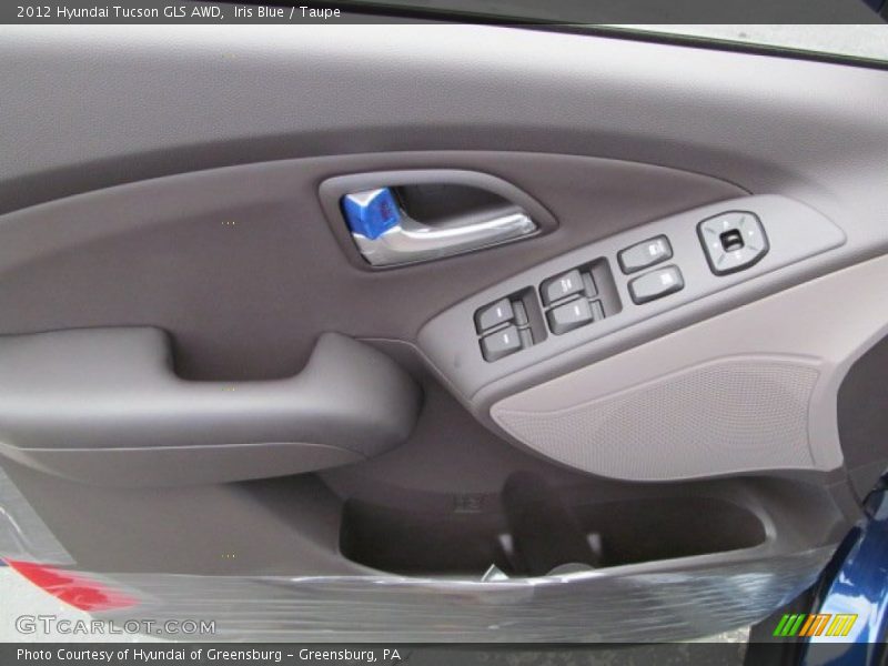 Iris Blue / Taupe 2012 Hyundai Tucson GLS AWD