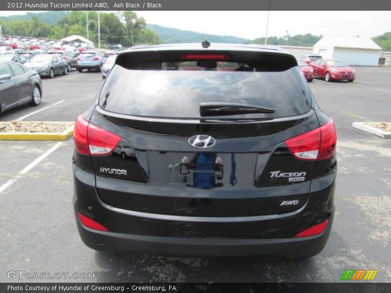 Ash Black / Black 2012 Hyundai Tucson Limited AWD