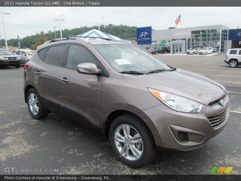 Chai Bronze / Taupe 2012 Hyundai Tucson GLS AWD