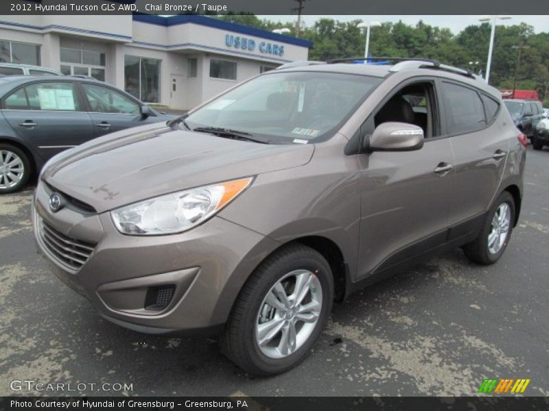 Chai Bronze / Taupe 2012 Hyundai Tucson GLS AWD