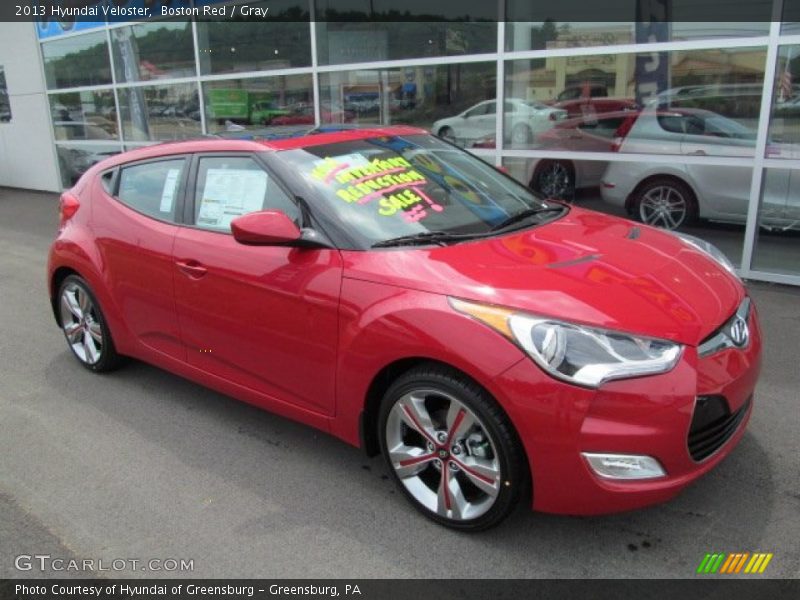 Boston Red / Gray 2013 Hyundai Veloster