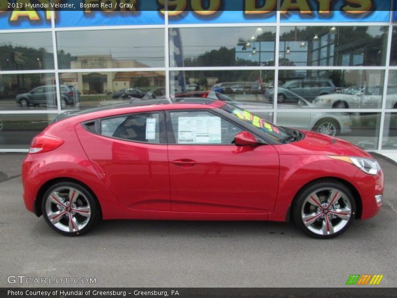 Boston Red / Gray 2013 Hyundai Veloster