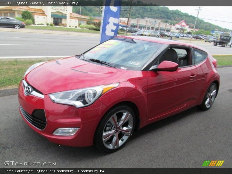 Boston Red / Gray 2013 Hyundai Veloster