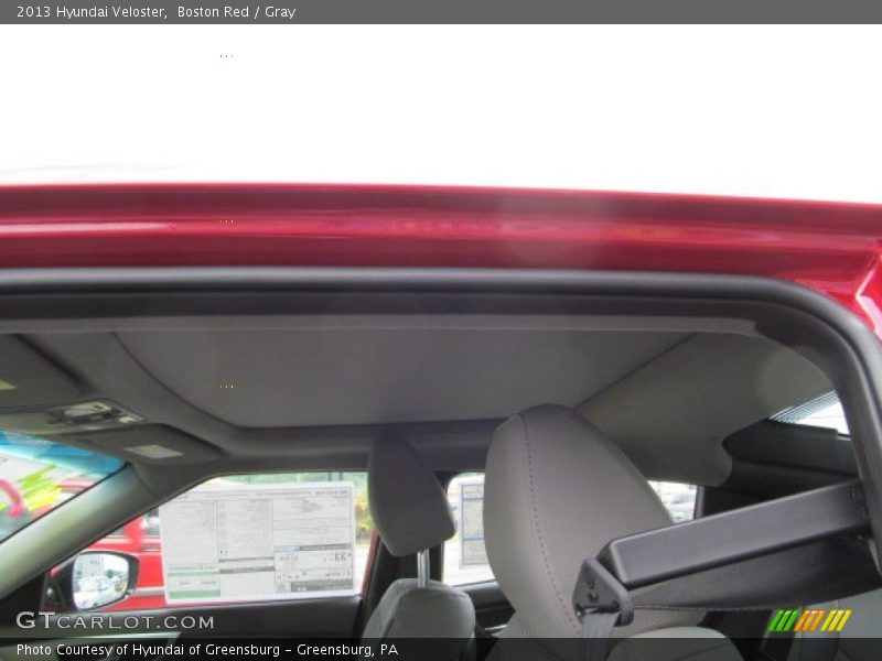 Boston Red / Gray 2013 Hyundai Veloster
