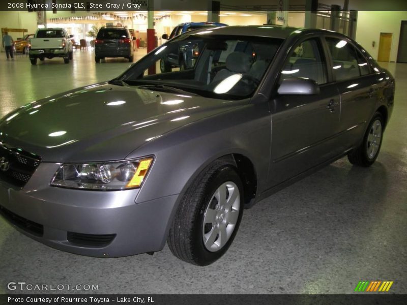 Steel Gray / Gray 2008 Hyundai Sonata GLS