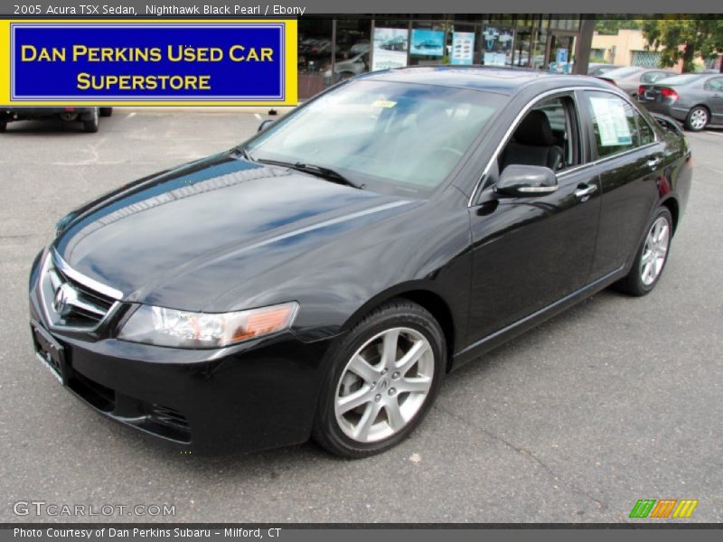 Nighthawk Black Pearl / Ebony 2005 Acura TSX Sedan