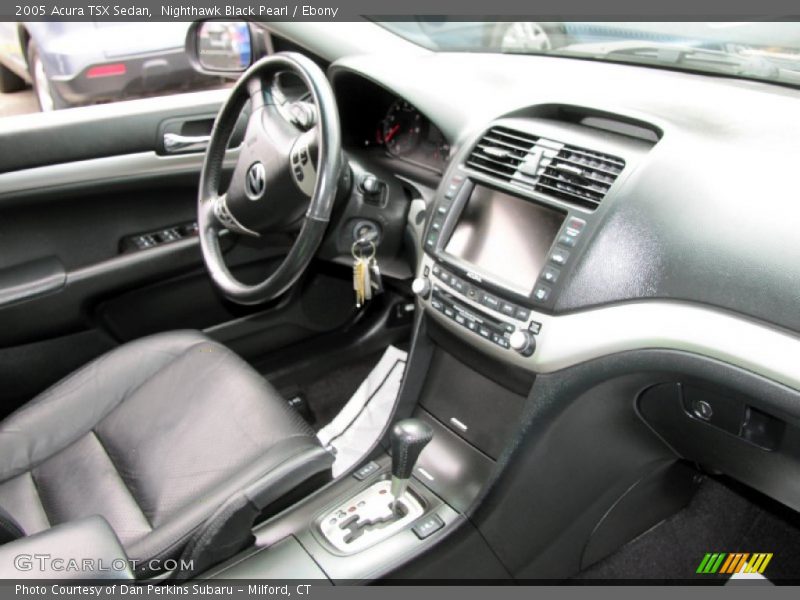 Nighthawk Black Pearl / Ebony 2005 Acura TSX Sedan