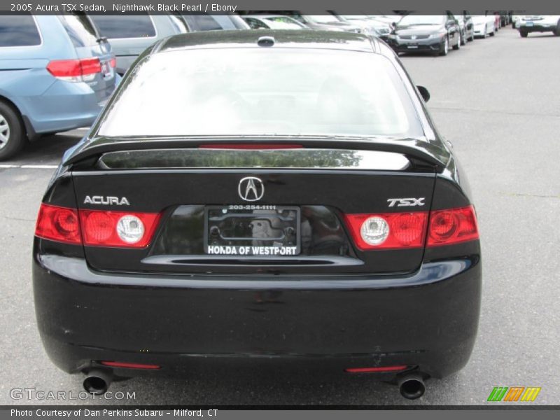 Nighthawk Black Pearl / Ebony 2005 Acura TSX Sedan