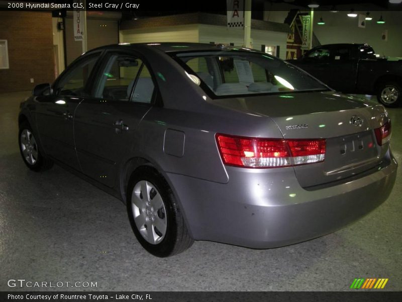 Steel Gray / Gray 2008 Hyundai Sonata GLS