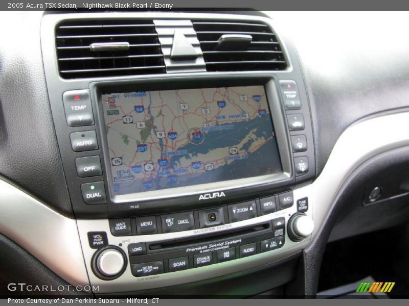 Nighthawk Black Pearl / Ebony 2005 Acura TSX Sedan
