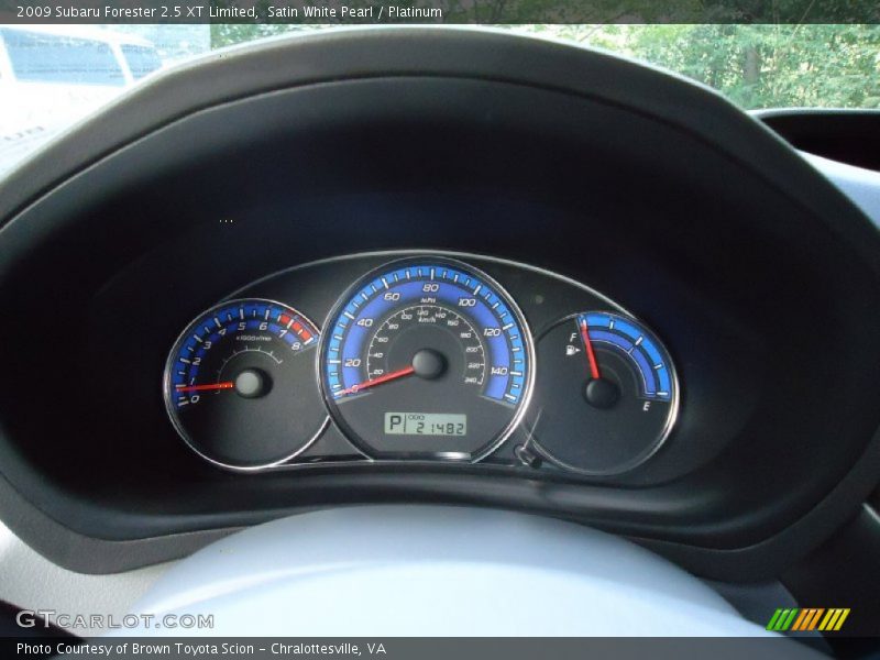 Satin White Pearl / Platinum 2009 Subaru Forester 2.5 XT Limited