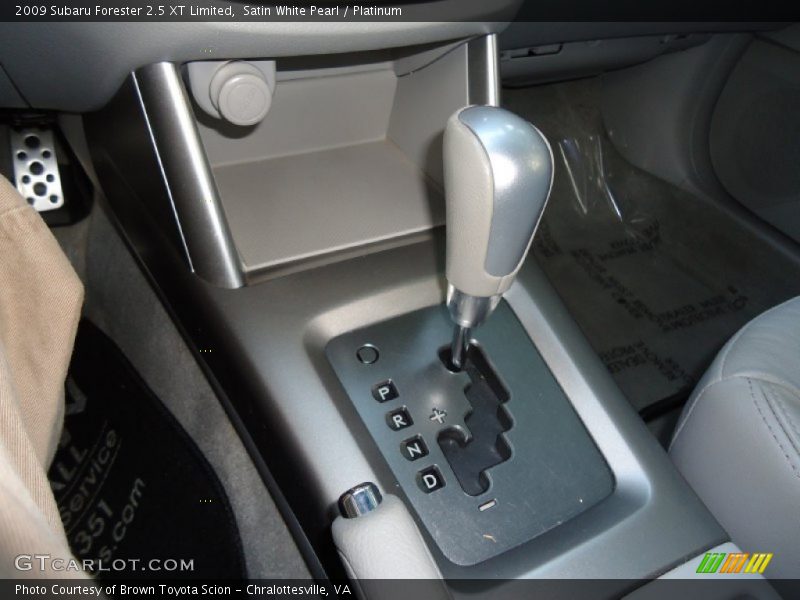 Satin White Pearl / Platinum 2009 Subaru Forester 2.5 XT Limited