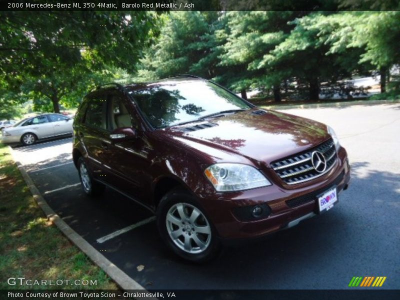 Barolo Red Metallic / Ash 2006 Mercedes-Benz ML 350 4Matic