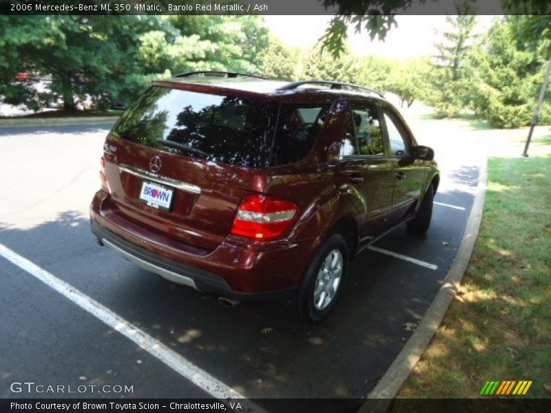 Barolo Red Metallic / Ash 2006 Mercedes-Benz ML 350 4Matic