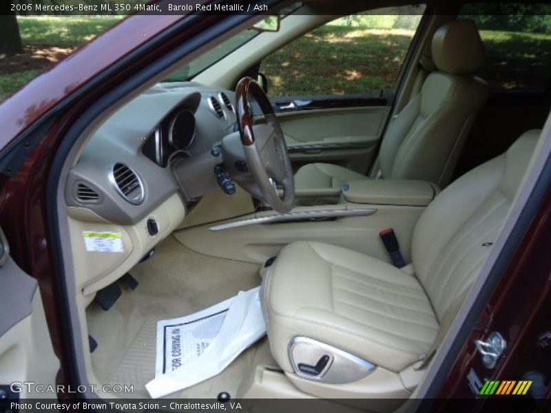 Barolo Red Metallic / Ash 2006 Mercedes-Benz ML 350 4Matic