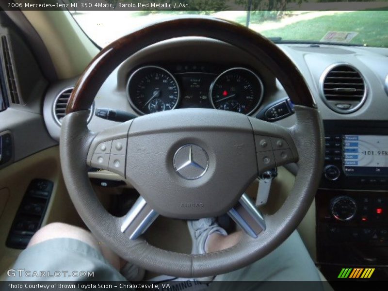 Barolo Red Metallic / Ash 2006 Mercedes-Benz ML 350 4Matic