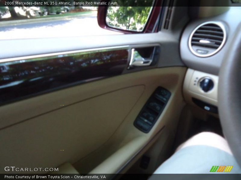 Barolo Red Metallic / Ash 2006 Mercedes-Benz ML 350 4Matic