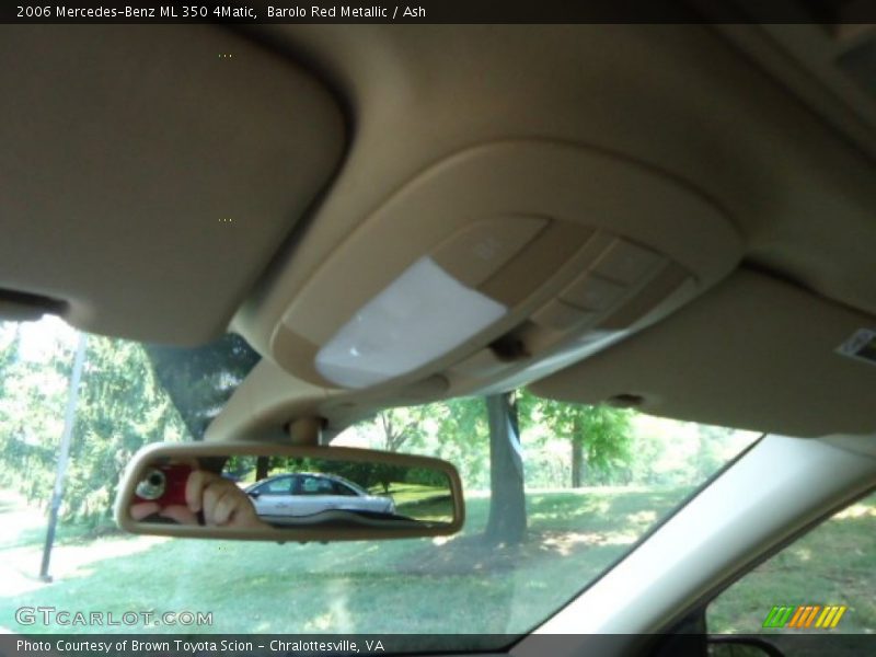 Barolo Red Metallic / Ash 2006 Mercedes-Benz ML 350 4Matic