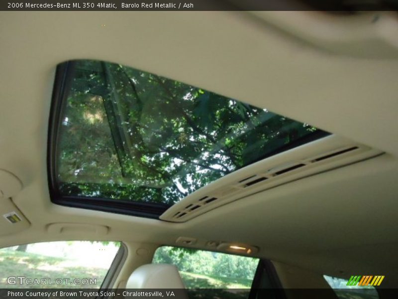 Barolo Red Metallic / Ash 2006 Mercedes-Benz ML 350 4Matic