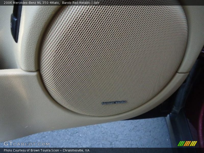 Barolo Red Metallic / Ash 2006 Mercedes-Benz ML 350 4Matic