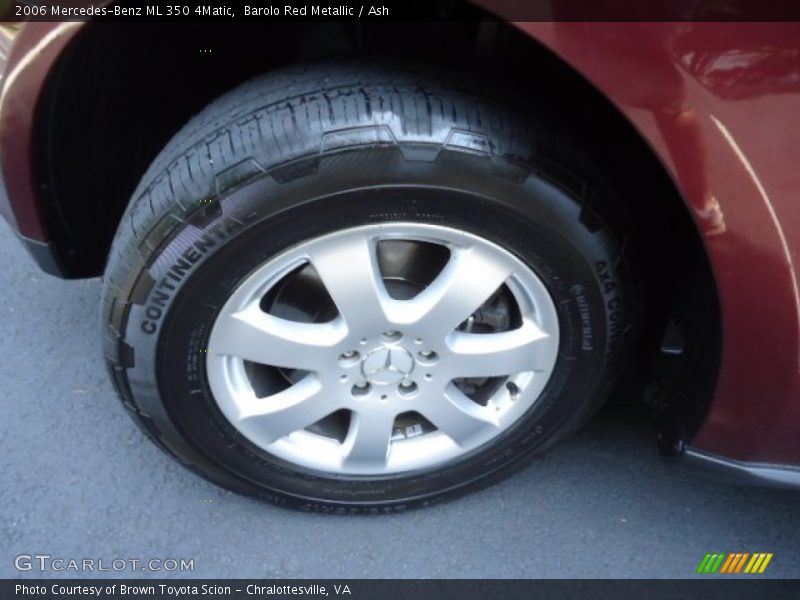 Barolo Red Metallic / Ash 2006 Mercedes-Benz ML 350 4Matic
