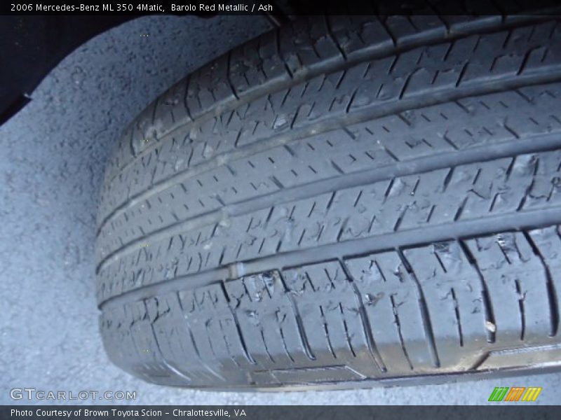 Barolo Red Metallic / Ash 2006 Mercedes-Benz ML 350 4Matic
