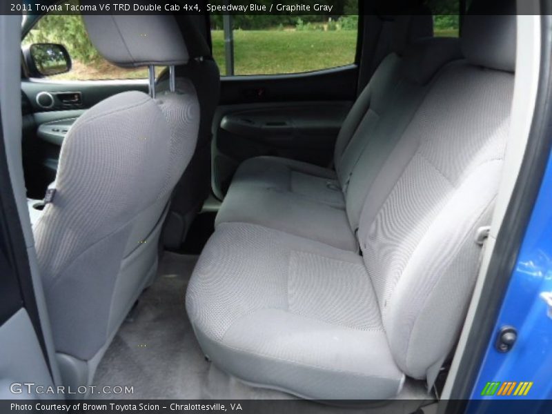 Speedway Blue / Graphite Gray 2011 Toyota Tacoma V6 TRD Double Cab 4x4