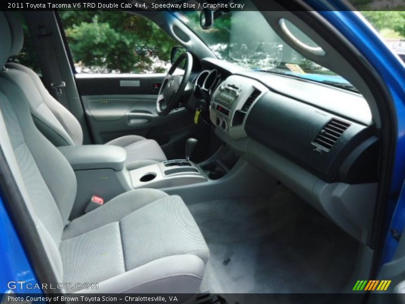 Speedway Blue / Graphite Gray 2011 Toyota Tacoma V6 TRD Double Cab 4x4