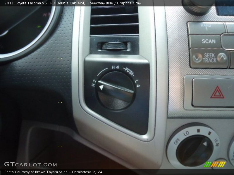 Speedway Blue / Graphite Gray 2011 Toyota Tacoma V6 TRD Double Cab 4x4