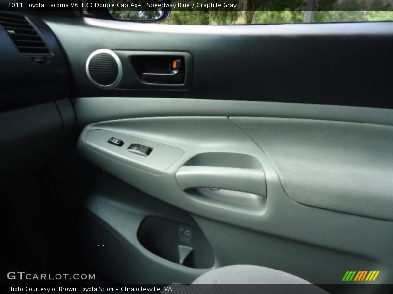 Speedway Blue / Graphite Gray 2011 Toyota Tacoma V6 TRD Double Cab 4x4