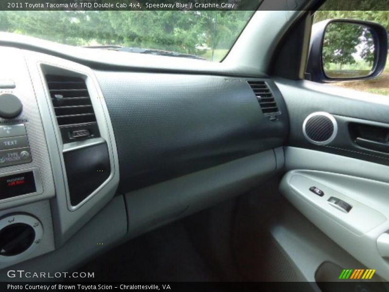 Speedway Blue / Graphite Gray 2011 Toyota Tacoma V6 TRD Double Cab 4x4