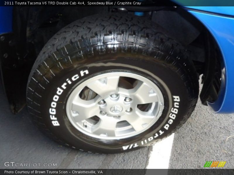 Speedway Blue / Graphite Gray 2011 Toyota Tacoma V6 TRD Double Cab 4x4