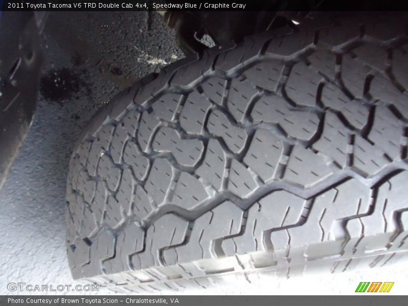 Speedway Blue / Graphite Gray 2011 Toyota Tacoma V6 TRD Double Cab 4x4
